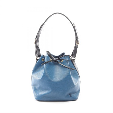 LOUIS VUITTON Petit Noe Shoulder drawstring hand Bag M44152 Epi Toledo Blue Noir