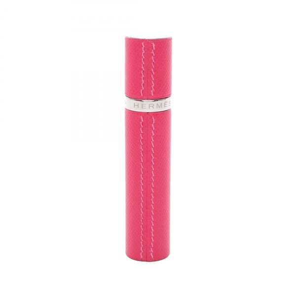 HERMES Refillable Atomizer Epsom leather Rose tyrien Used Women SHW