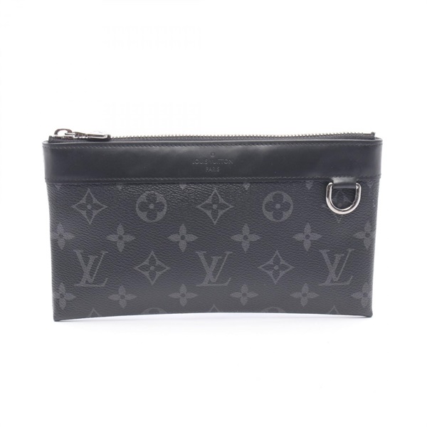 LOUIS VUITTON Pochette Discovery PM Business Clutch Bag Pouch M44323 Eclipse LV