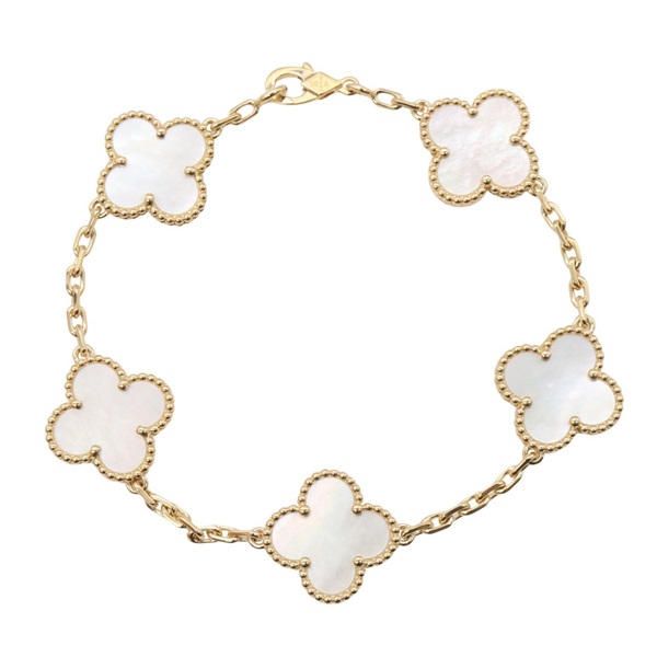 Van Cleef & Arpels Vintage Alhambra Mother of Pearl Bracelet VCARA41800 Women