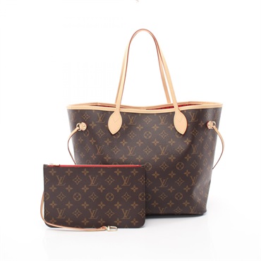 LOUIS VUITTON Neverfull MM Tote shoulder Bag M46987 Monogram leather Cerise