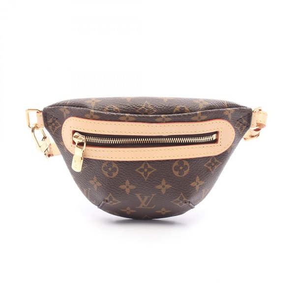 LOUIS VUITTON Micro Bum Belt Charm Waist bag M03771 Monogram leather Brown