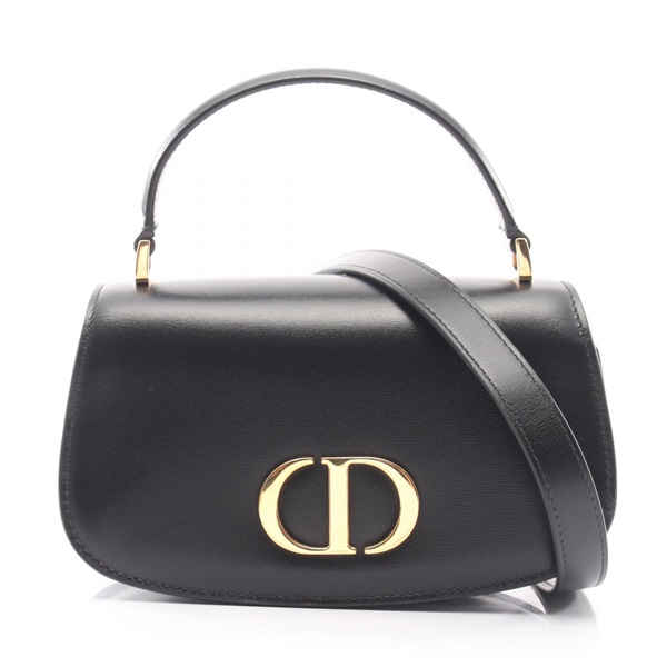 Christian Dior 30 Montaigne Avenue Top Handle Small Crossbody Handbag leather BK