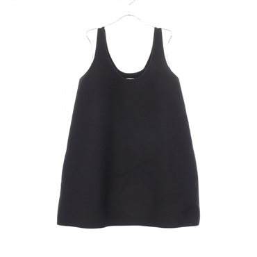 Christian Dior Tunic Dress wool silk Black #34 Used Women