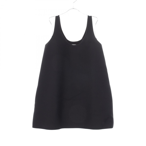 Christian Dior Tunic Dress wool silk Black #34 Used Women