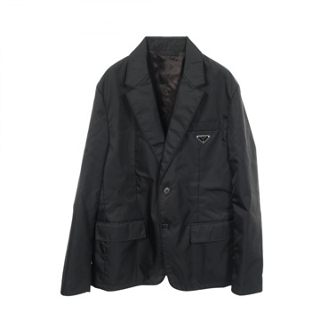 PRADA Re-Nylon Triangle Plate Tailored jacket #52 SD099 Nylon Black Used mens