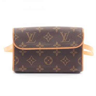 LOUIS VUITTON Pochette Florentine Waist belt bag M51855 Monogram leather Brown