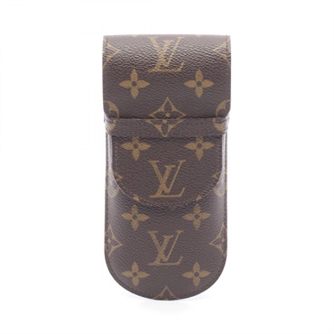 LOUIS VUITTON Etui Lunettes Rabat glasses case M62970 Monogram Brown Used unisex