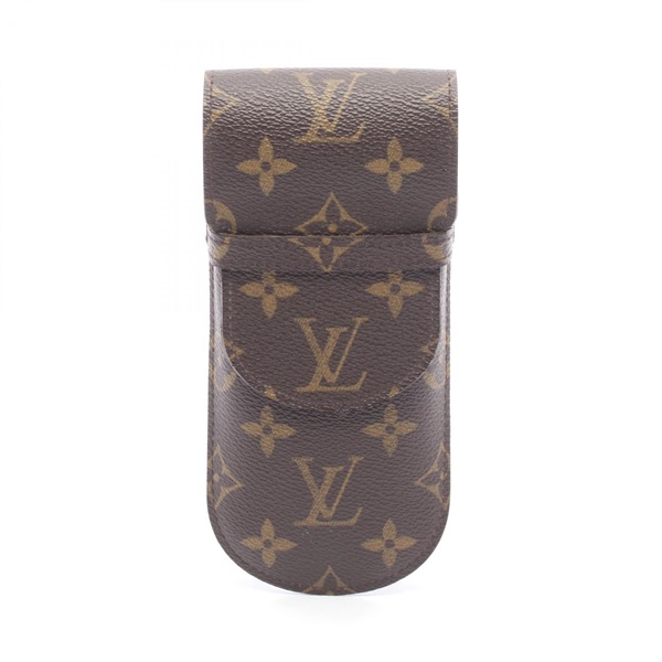 LOUIS VUITTON Etui Lunettes Rabat glasses case M62970 Monogram Brown Used unisex