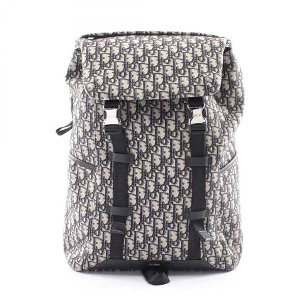 Christian Dior Explorer Backpack 1ESBA152YKY_H27E canvas leather Navy Beige CD
