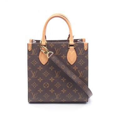 LOUIS VUITTON Sac Plat BB Shoulder Crossbody Handbag M46265 Monogram canvas Used