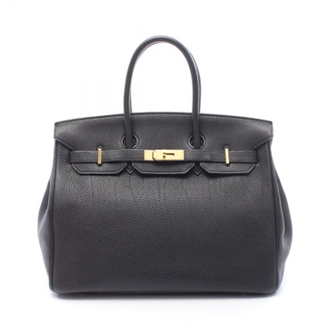 HERMES Birkin 35 Handbag M Togo leather Black Used Women GHW