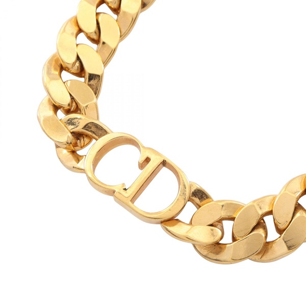 Christian Dior 30 MONTAIGNE Montaigne Short Necklace Gold Plated Used Women