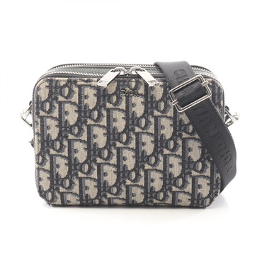 Christain Dior oblique strap pouch Shoulder crossbody Bag 2OBBC119YSE_H05E navy