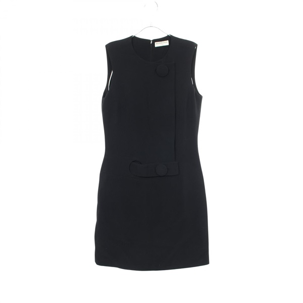 BALENCIAGA Sleeveless Dress 392793 T0D07 Rayon Black Used Women #36
