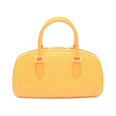 LOUIS VUITTON Jasmin Zippered Handbag M52089 Epi leather Tassil Yellow Used LV