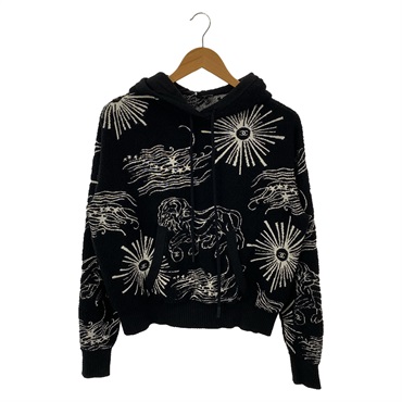 CHANEL Parker Hoodie Tops P72134K10333 cotton Black Used mens size 36