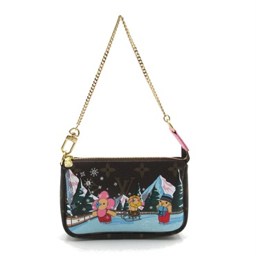 LOUIS VUITTON Vivienne Mini Pochette Accessoires Accessory pouch hand bag M82623