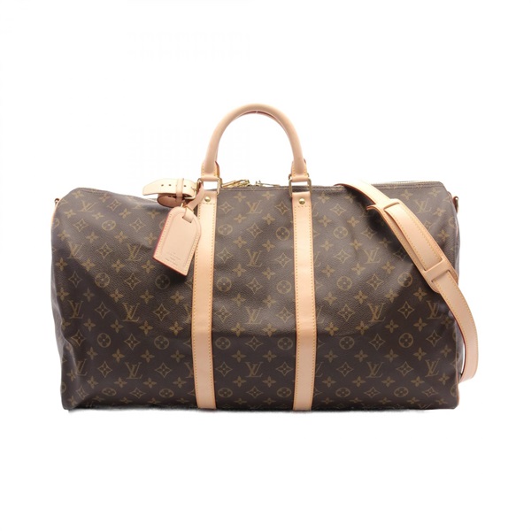 LOUIS VUITTON Keepall Bandouliere 55 Boston Travel Bag Luggage M41414 Monogram
