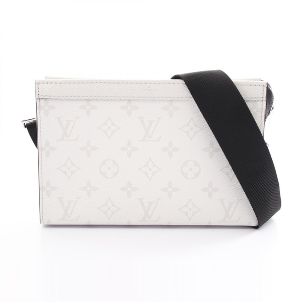 LOUIS VUITTON gaston wearable wallet Shoulder Bag M30935 Taigalama White Used LV