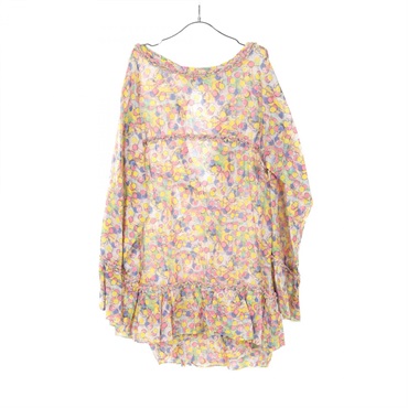 CHANEL COCO Mark Dress P40130V29022 cotton Multicolor Used Women CC #42