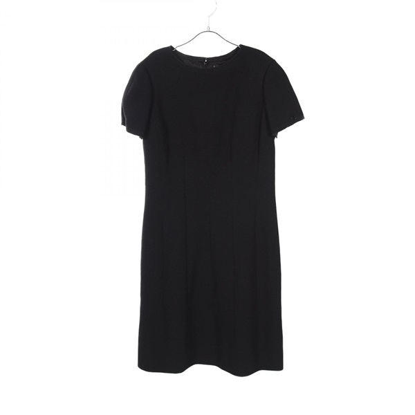 CHANEL CC Dress P28928V17030 wool Black Used Women Coco #42