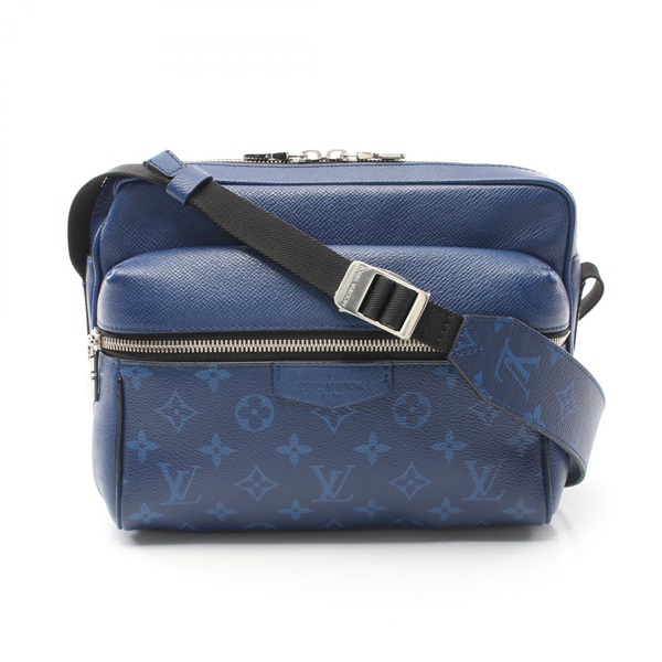 LOUIS VUITTON Outdoor Messenger PM Shoulder Bag M30242 Taigarama canvas leather