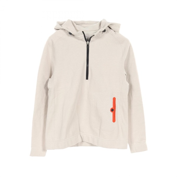 HERMES Hermes Fit Hoodie L size 3057 cotton Beige Gris Used