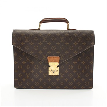LOUIS VUITTON Conseiller Briefcase M53331 Monogram canvas Brown Used mens LV