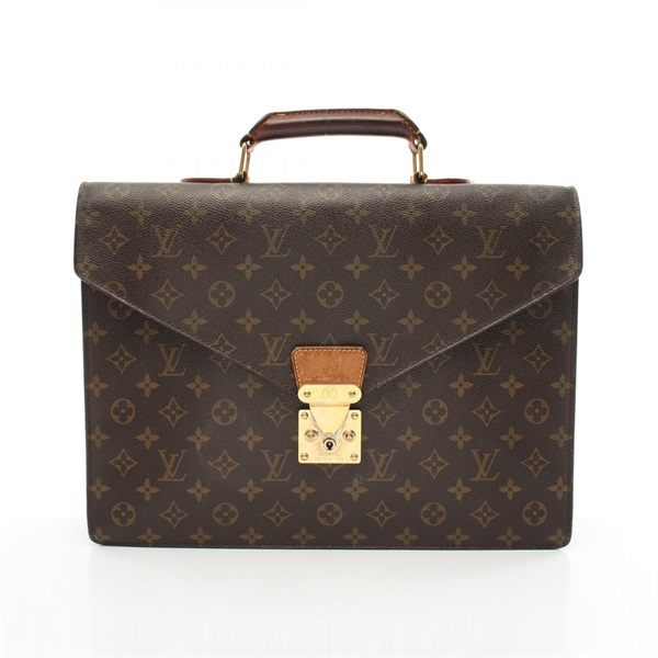 LOUIS VUITTON Conseiller Briefcase M53331 Monogram canvas Brown Used mens LV