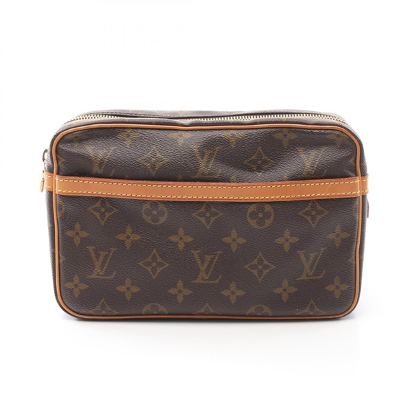 LOUIS VUITTON Compiegne 23 business clutch bag M51847 Monogram leather Brown LV