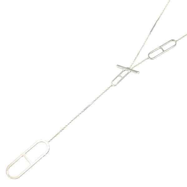 HERMES Ever Chaine d'ancre Long Necklace Silver925 Silver Used women