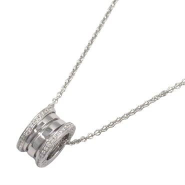 BVLGARI B-zero1 Necklace Diamond 18KWG White Gold Used women pendant