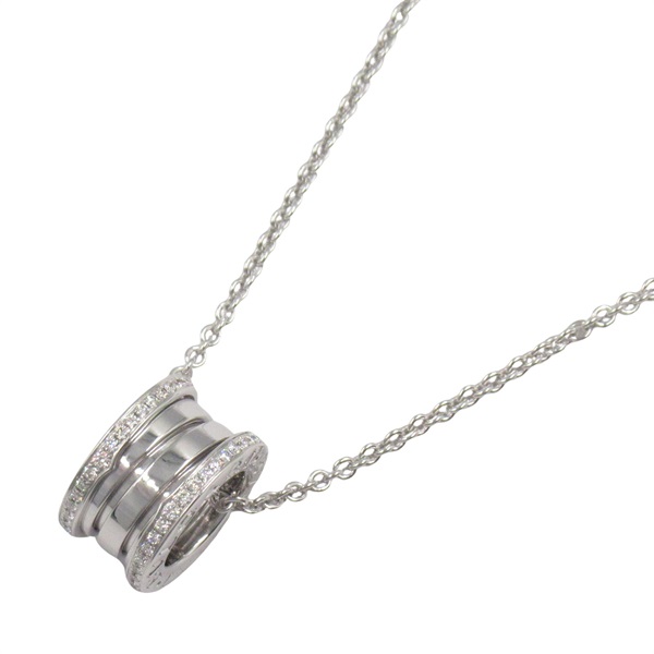 BVLGARI B-zero1 Necklace Diamond 18KWG White Gold Used women pendant