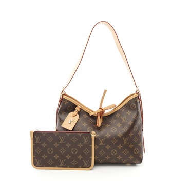 LOUIS VUITTON Carryall NM PM Shoulder Bag M46203 Monogram canvas Brown Used LV