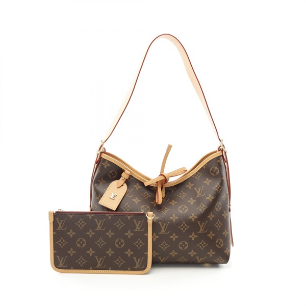 LOUIS VUITTON Carryall NM PM Shoulder Bag M46203 Monogram canvas Brown Used LV