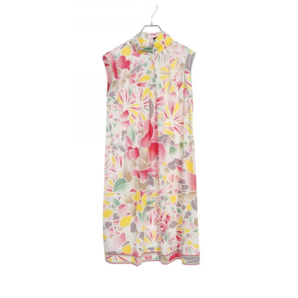 LEONARD FASHION Dress 0350244 Triacetate/Polyester Multicolor #3 Used Women