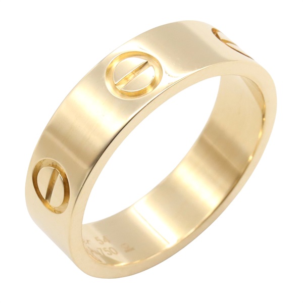 CARTIER Love Ring 18KYG Yellow Gold Used unisex US size 6.75 #54