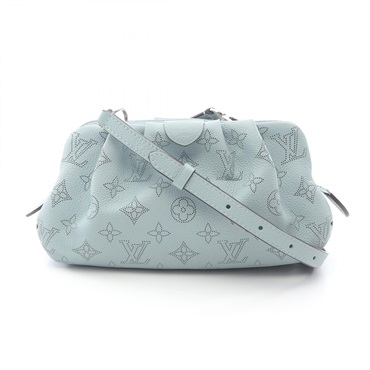 LOUIS VUITTON Scala mini Shoulder Bag M80094 Mahina leather Vert Lagon Green LV