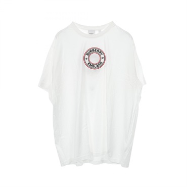 BURBERRY Archway Logo Applique T-shirt - cotton White Size L Used Mens