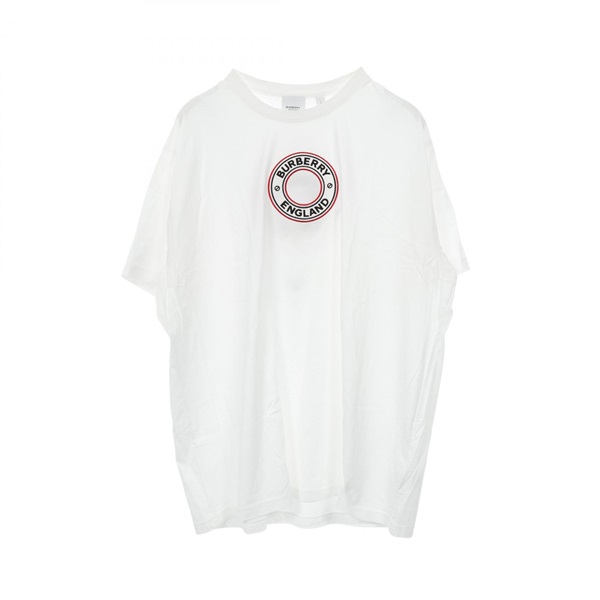 BURBERRY Archway Logo Applique T-shirt - cotton White Size L Used Mens