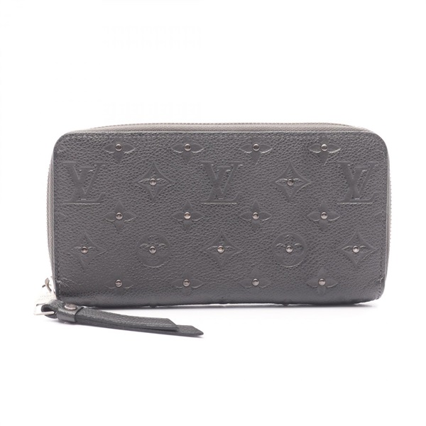LOUIS VUITTON Zippy around long wallet M61442 Monogram empreinte leather Gray LV