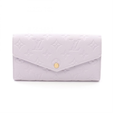 LOUIS VUITTON Portefeuille Sarah Bifoldpurse M25713 Monogram empreinte purple LV