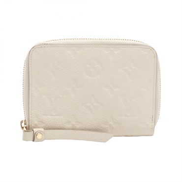 LOUIS VUITTON Portefeuille Scret Compact wallet M93432 Monogram empreinte White