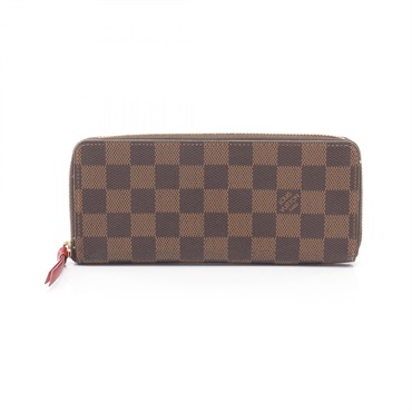 LOUIS VUITTON Portefeuille Clemence Long wallet N60534 Damier canvas Used Women