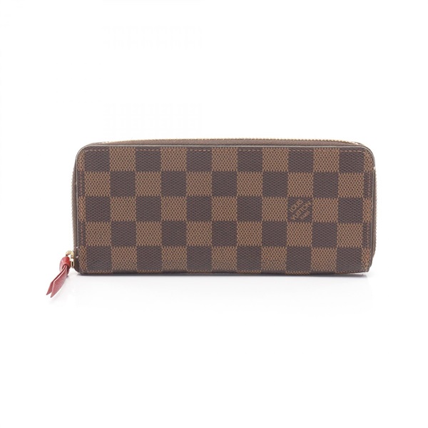 LOUIS VUITTON Portefeuille Clemence Long wallet N60534 Damier canvas Used Women