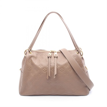 LOUIS VUITTON Ponthieu PM Shoulder Bag M43927 Monogram empreinte Beige Used LV