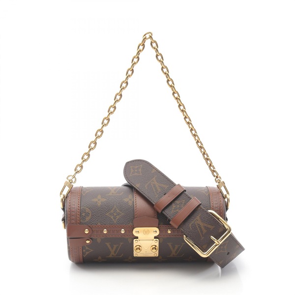 LOUIS VUITTON papillon trunk chain Shoulder Bag M57835 Monogram leather Brown