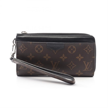 LOUIS VUITTON Zippy dragonne L-shaped long wallet purse M69407 Monogram macassar