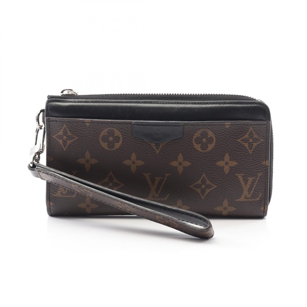 LOUIS VUITTON Zippy dragonne L-shaped long wallet purse M69407 Monogram macassar